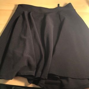 Black skater skirt